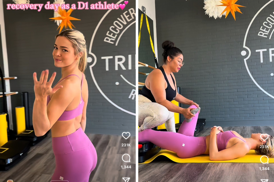 Olivia Dunne's recap of a D1 athlete's recovery hits viral numbers