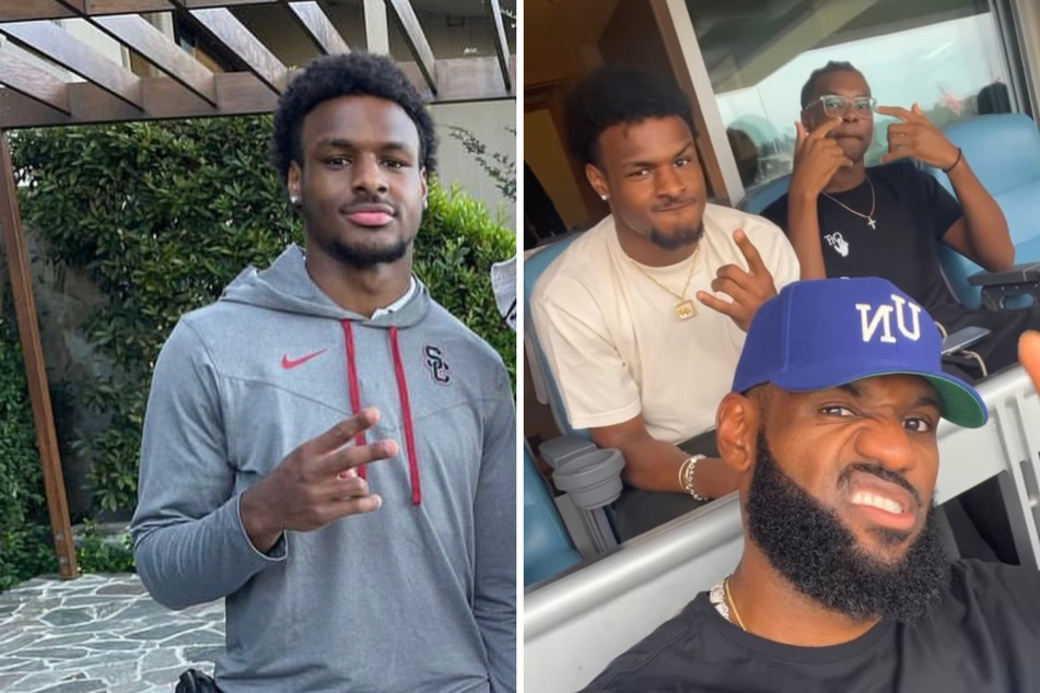 Bronny James makes surprise appearance at Dodgers game in promising sign