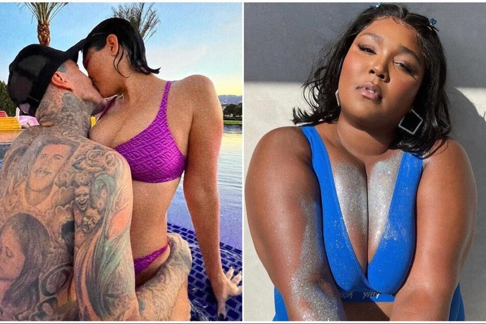 Lizzo chimes in on Kourtney Kardashian and Travis Barker's steamy PDA