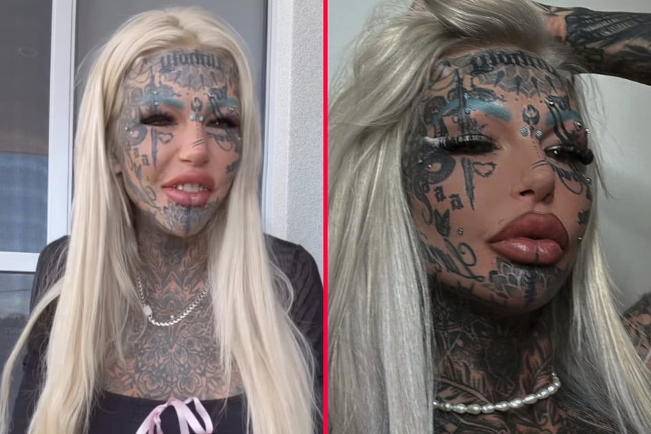 Australian ink addict and adult star "unrecognizable" after radical life change