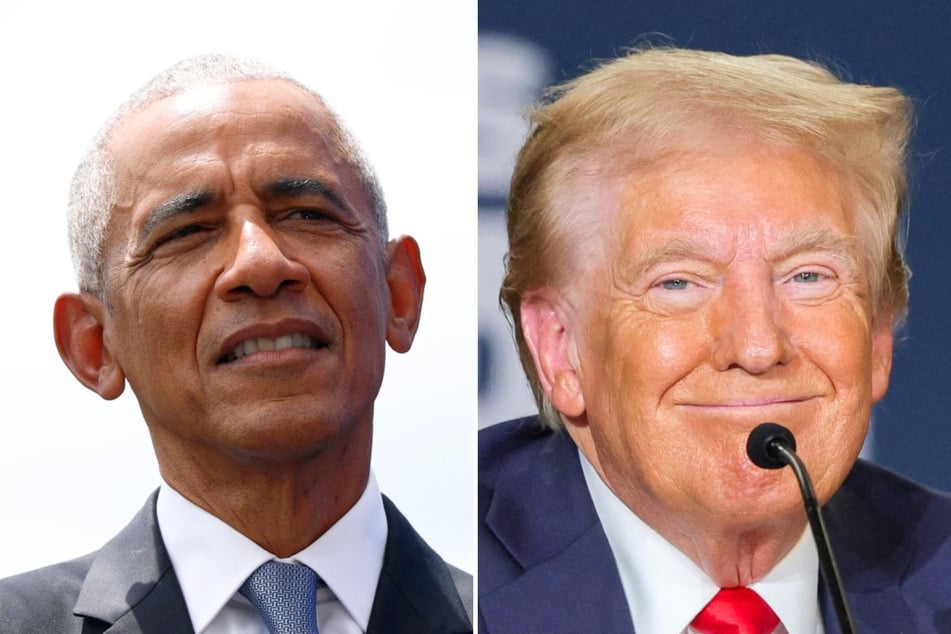 Trump shares AI clip of Barack and Michelle Obama in front of graffiti-covered Air Force One
