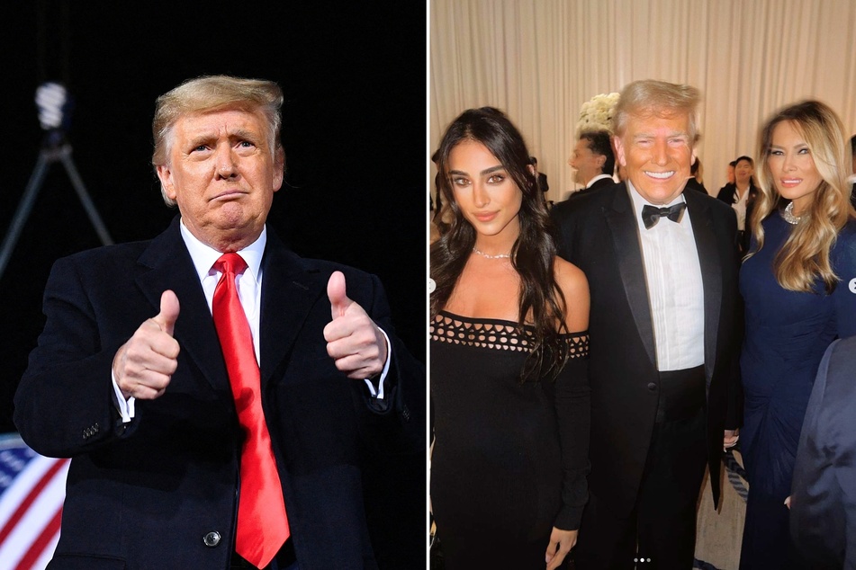 Donald and Melania Trump spotted together for first time since mother's funeral