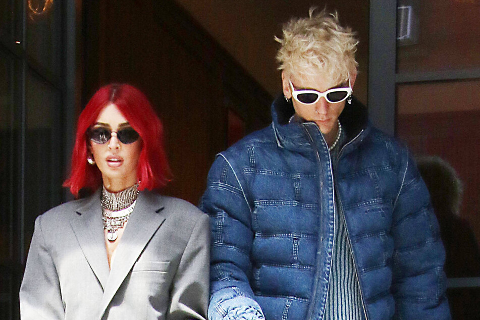 Are Megan Fox (l.) and Machine Gun Kelly (r.) closer to reuniting after the birth of their baby girl? Insiders spill the tea on where the exes stand.