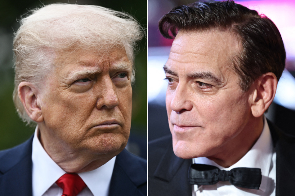 George Clooney hits back at Trump's insults: "I don't care"