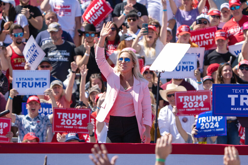 Congresswoman Marjorie Taylor Greene said she is considering running for Senate if her dreams of being Donald Trump's vice president don't come true.