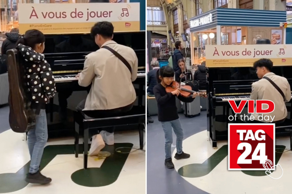 Viral Video of the Day for November 4, 2023: Little girl politely interrupts pianist to play River Flows in You