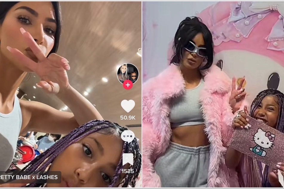 Kim Kardashian and North West are a bubblegum dream in new TikTok!