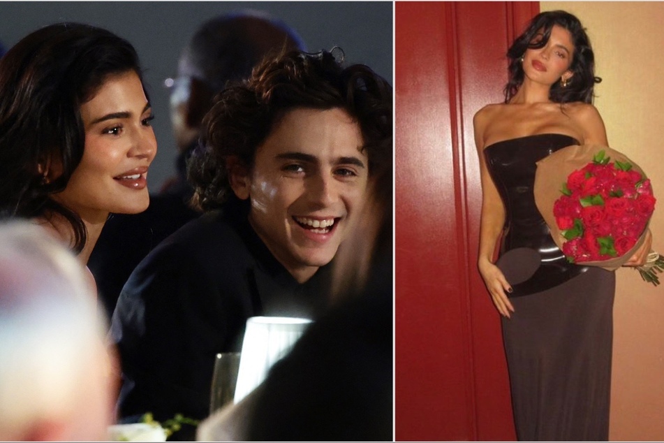 Kylie Jenner and Timothée Chalamet match fits at New York red carpet event