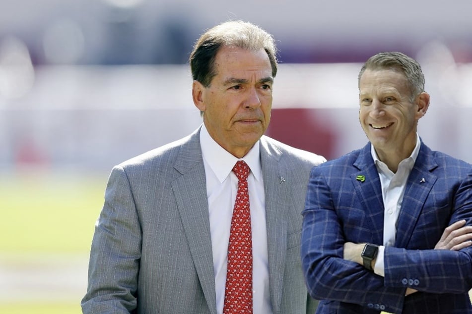 Alabama coach Nick Saban shuts down fans' jab claim against basketball coach Nate oats