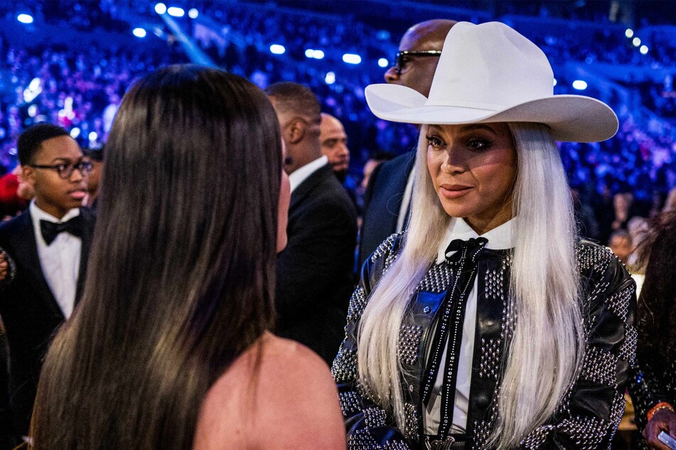Beyoncé at the 2024 Grammy Awards on Sunday.