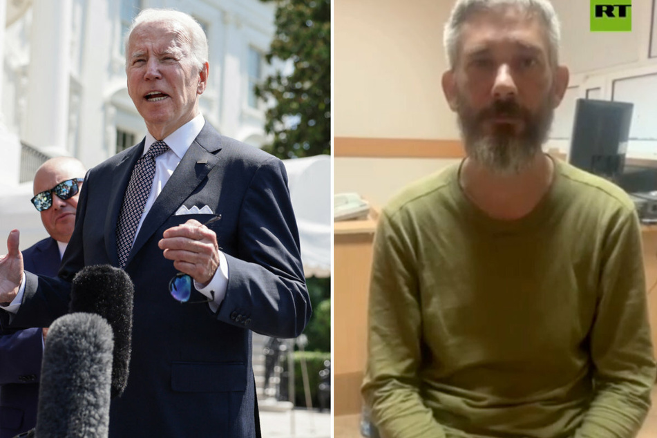 Don't go to Ukraine, Biden says, as captured US fighters appear in Russian propaganda videos