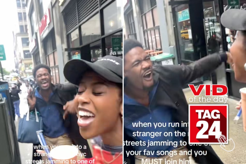 Viral Video of the Day for May 18, 2025: Strangers in NYC jam out together in adorable clip!