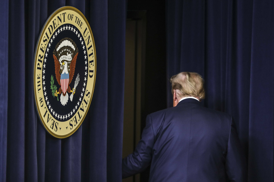 Trump denounces Capitol violence as calls for his removal grow