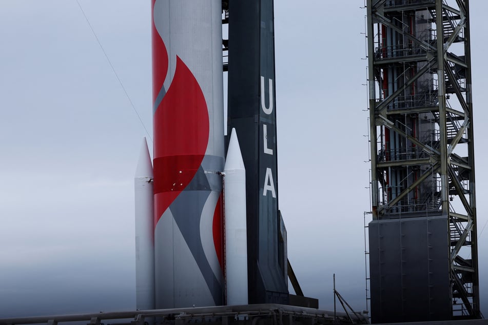Boeing-Lockheed joint venture United Launch Alliance’s next-generation Vulcan rocket stands ready for launch in Cape Canaveral.