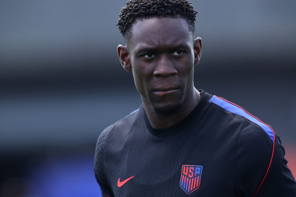 Folarin Balogun #20 of the US attends a training session ahead of the FIFA World Cup 2026 Round of 16 match at University of Washington on July 5, 2026 in Seattle, Washington.