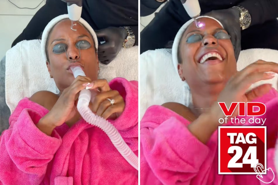 This woman questioned whether laughing gas actually worked – and then immediately burst into uncontrollable laughter.