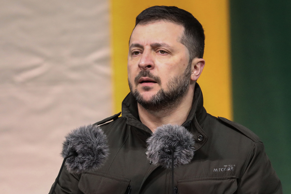 Ukrainian President Volodymyr Zelensky rallied for support from Western backers on Wednesday.