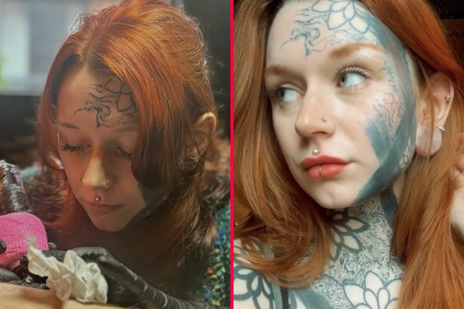 Ink addicted 21-year-old called a "thug or criminal" for radical face tattoo