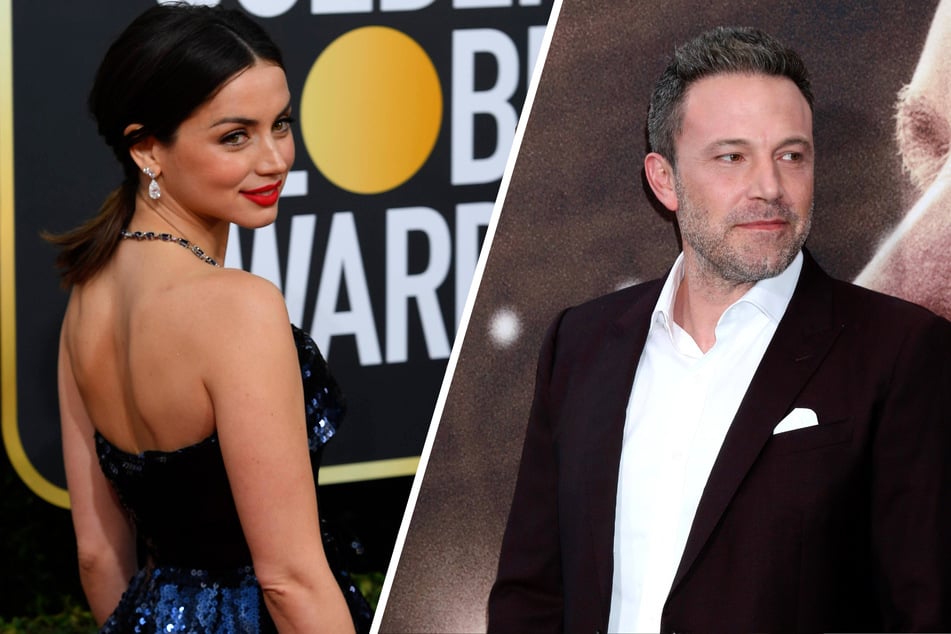 Ben Affleck and Ana de Armas share a tender moment on set in New Orleans