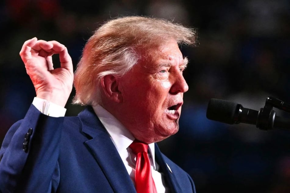 During a campaign rally on Wednesday, President Donald Trump repeated remarks about California cities facing missile attacks from Iran.