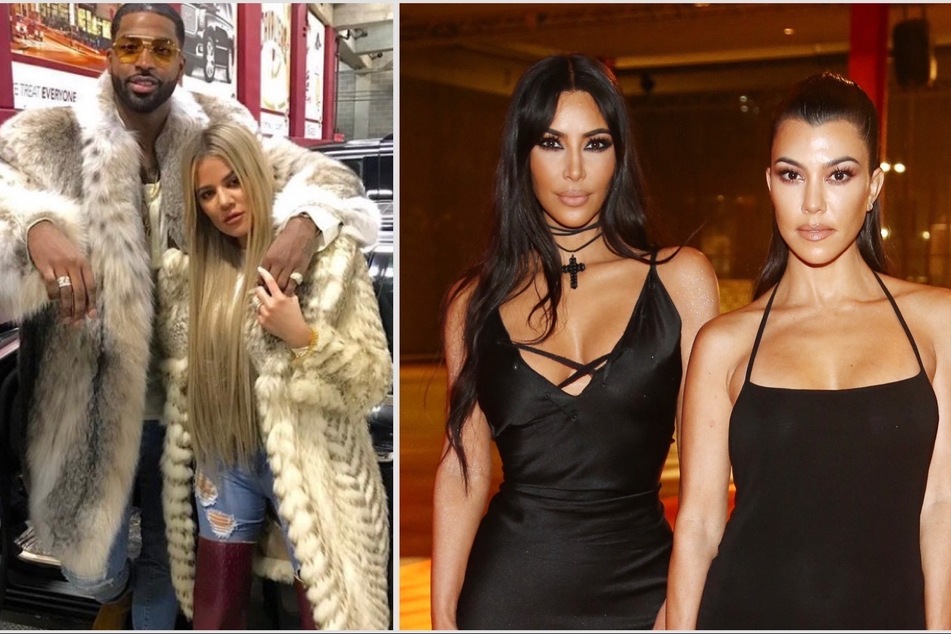 What do Kim and Kourtney Kardashian think about Khloé and Tristan reconciling?