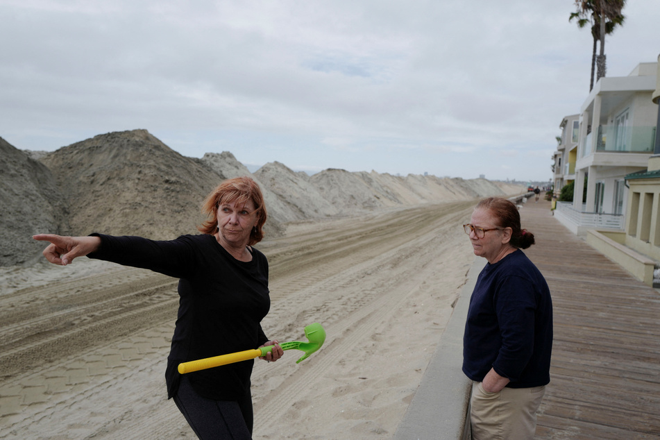 Locals in Long Beach, California are preparing for the approaching storm, which are expected to bring record precipitation for the region.