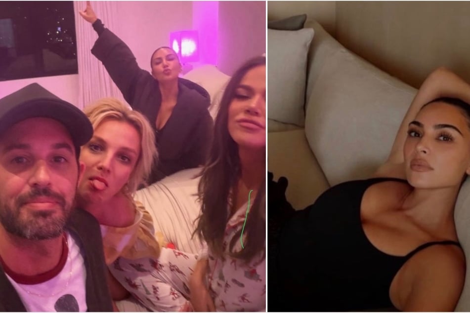 Kim Kardashian remembered when she used Britney Spears for a paparazzi moment years ago.