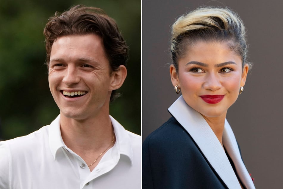 Zendaya and Tom Holland get cozy on set of Spider-Man 4
