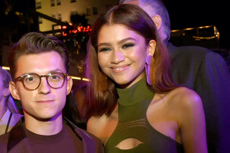 Zendaya (r.) and Tom Holland (l.) have been seen for one of the first times since getting engaged.