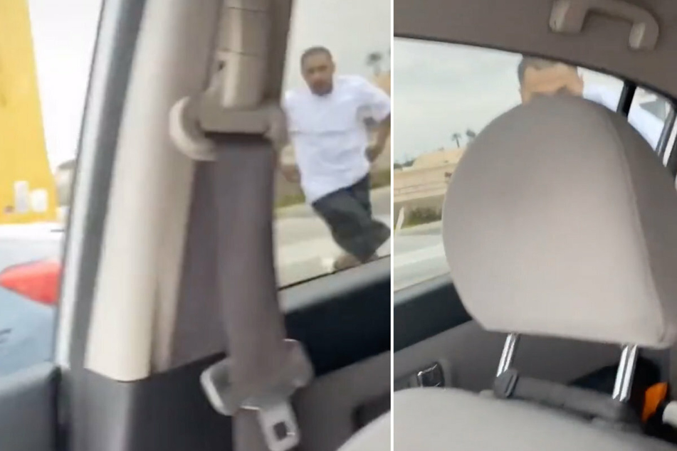 TikToker films police chase – and ends up in the middle of it!