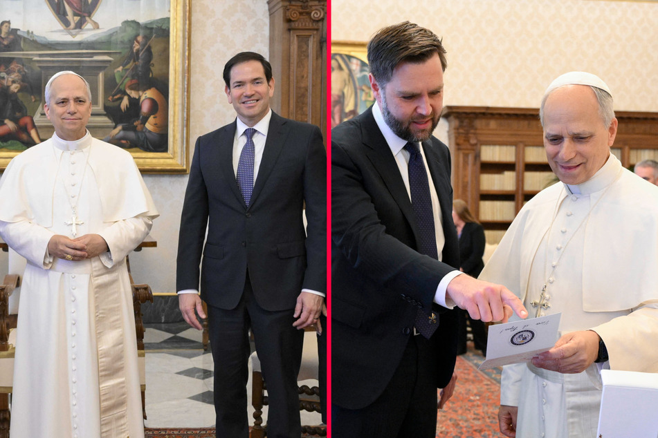 Pope Leo XIV receives JD Vance and Marco Rubio after historic first Mass