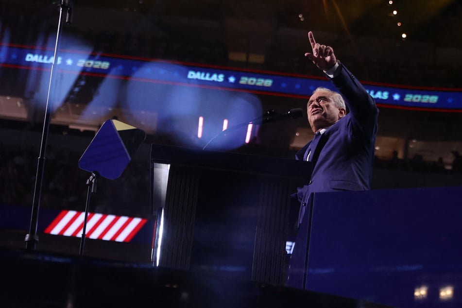 HHS Secretary Robert F. Kennedy Jr. speaks during the Republican National Committee midterm convention. He reportedly collected around $4 million in book advances over the last year.