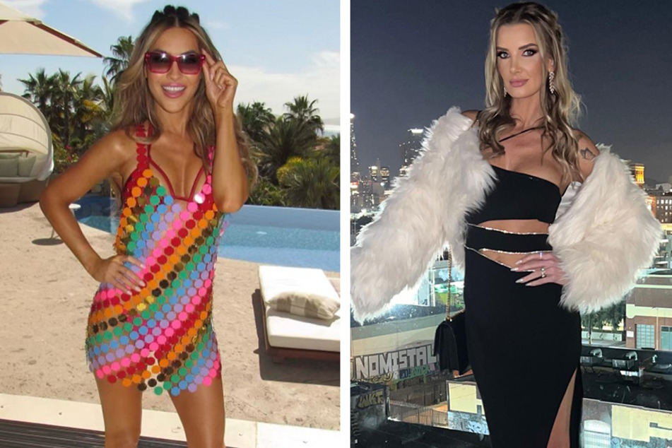 Nicole Young (r.) seemingly waited until filming started to bring up her beef with Chrishell Stause.