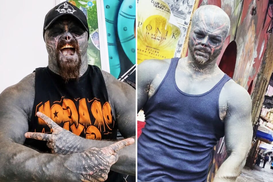 Tattoo-addicted "Black Alien" opens up about his fantasy to become a cyborg