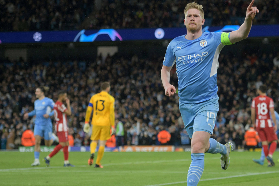 Champions League: De Bruyne breaks Atlético's resistance to give Man City a quarter-final lead