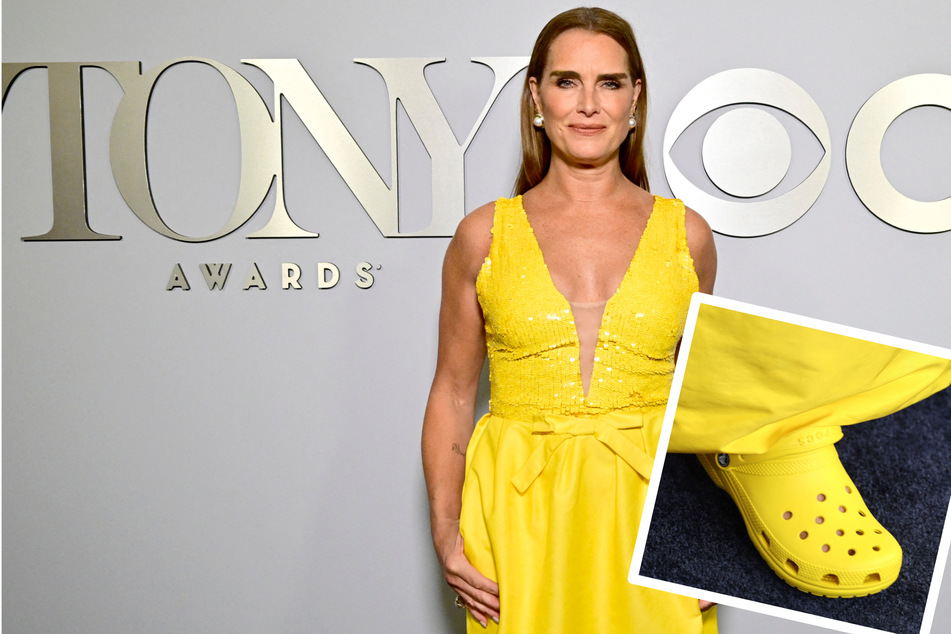 Brooke Shields is highlight of Tony Awards red carpet in bright yellow Crocs