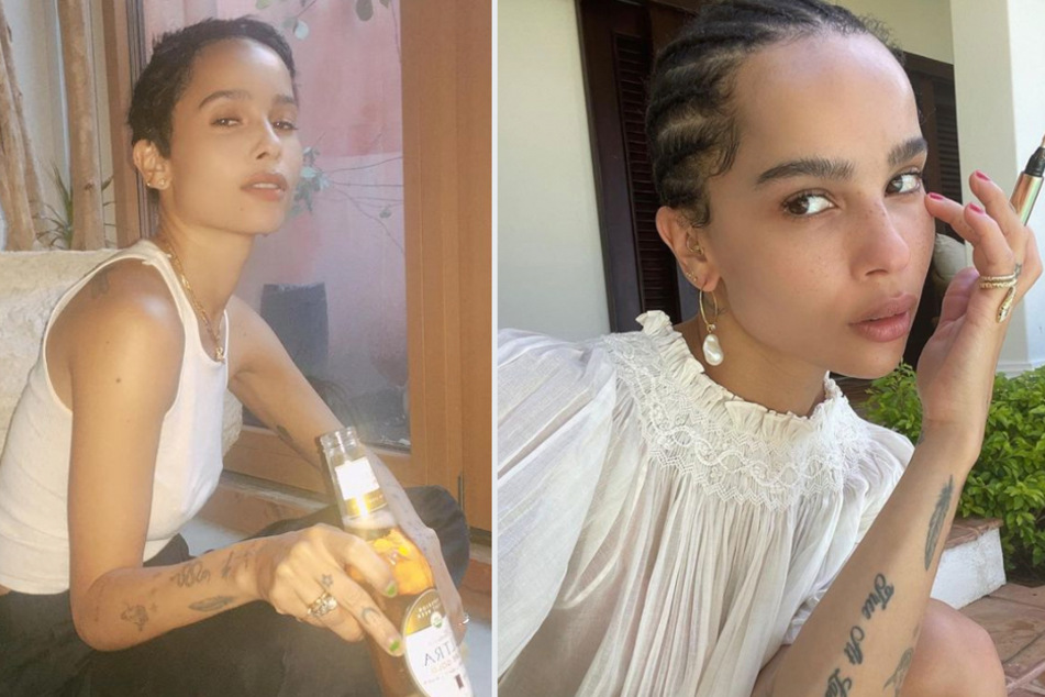 Zoë Kravitz has so many tattoos, she's lost count!