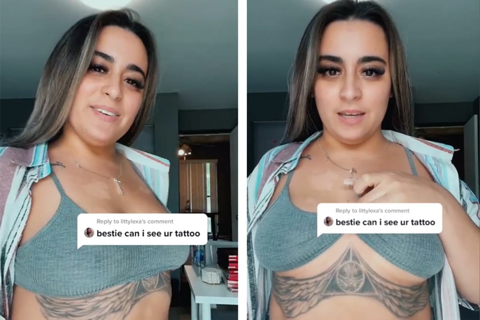 TikToker reveals underboob tattoo fail thanks to an overstepping artist