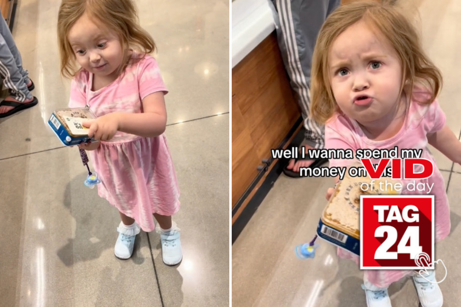 Viral Video of the Day for October 11, 2023: Girl math saves the day for honey-loving kid