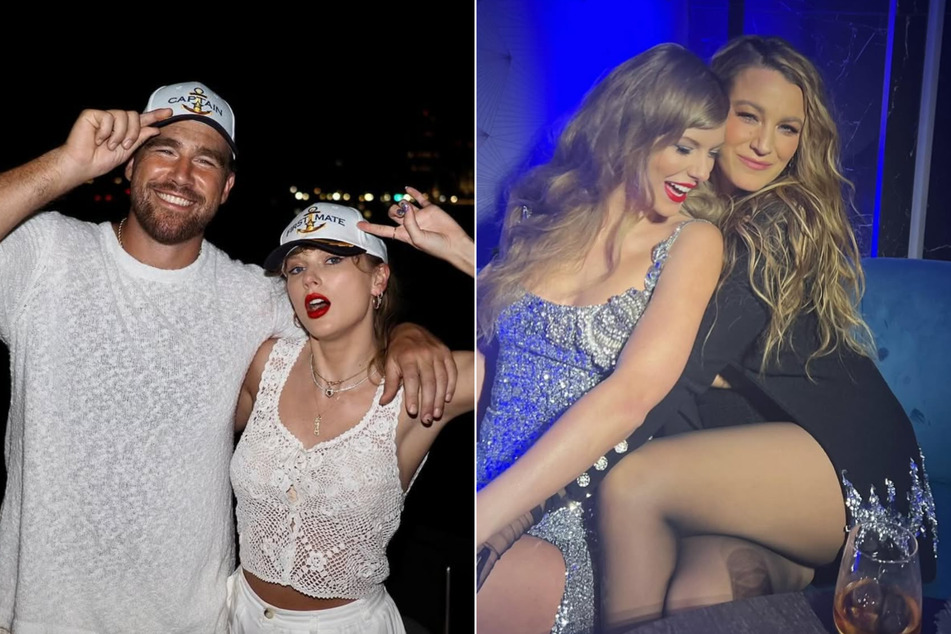 Travis Kelce praises "friend" Blake Lively amid rumors of Taylor Swift falling out