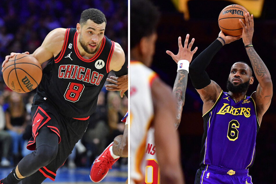 NBA roundup: LaVine catches fire from long range, Lakers win fourth in a row
