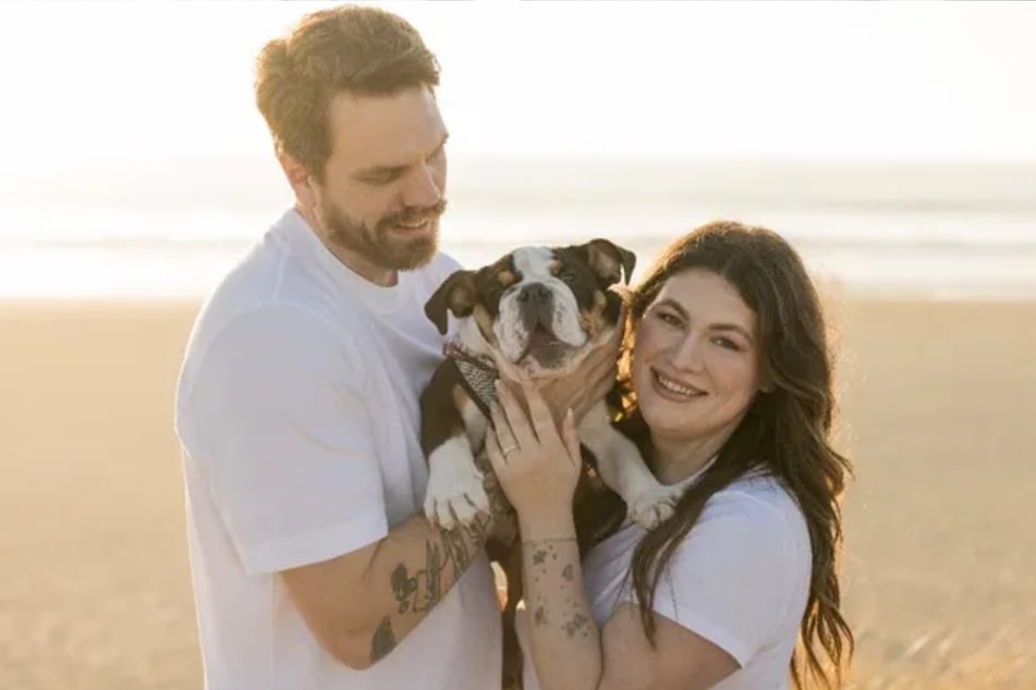 The lifeless body of the puppy was said to have been handed over to Chris and Ashley Merz in a plastic bucket.