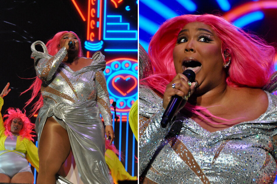 Lizzo shows off her hot pink hair, and fans can't get enough!