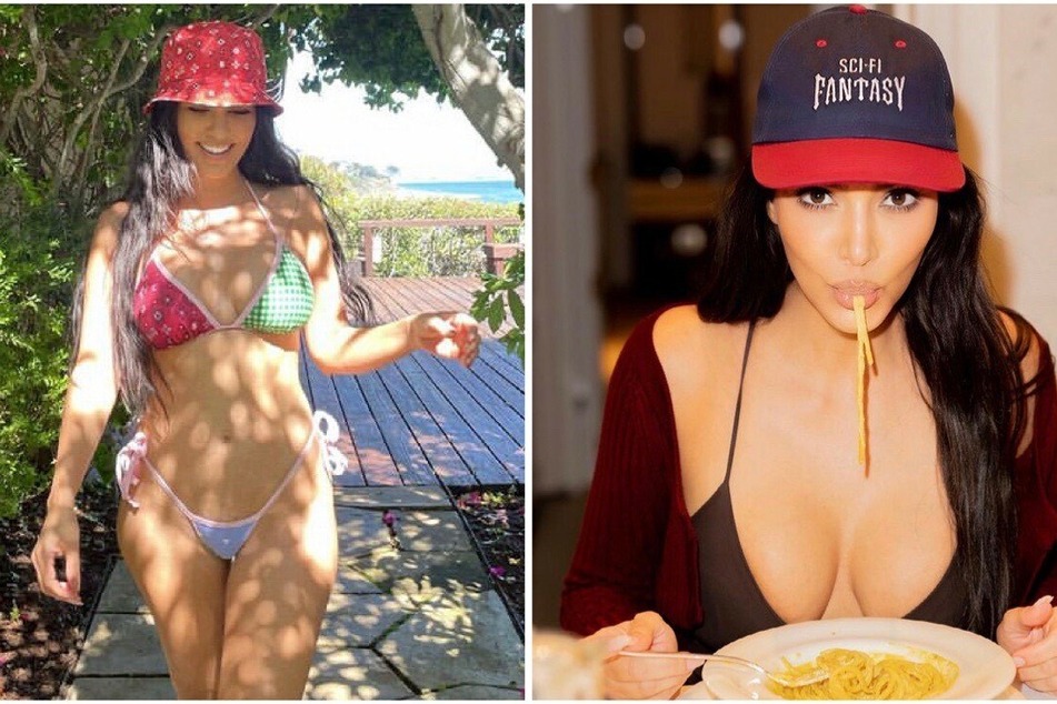 Kim Kardashian and Kourtney Kardashian enjoying their time over the 4th of the July weekend.