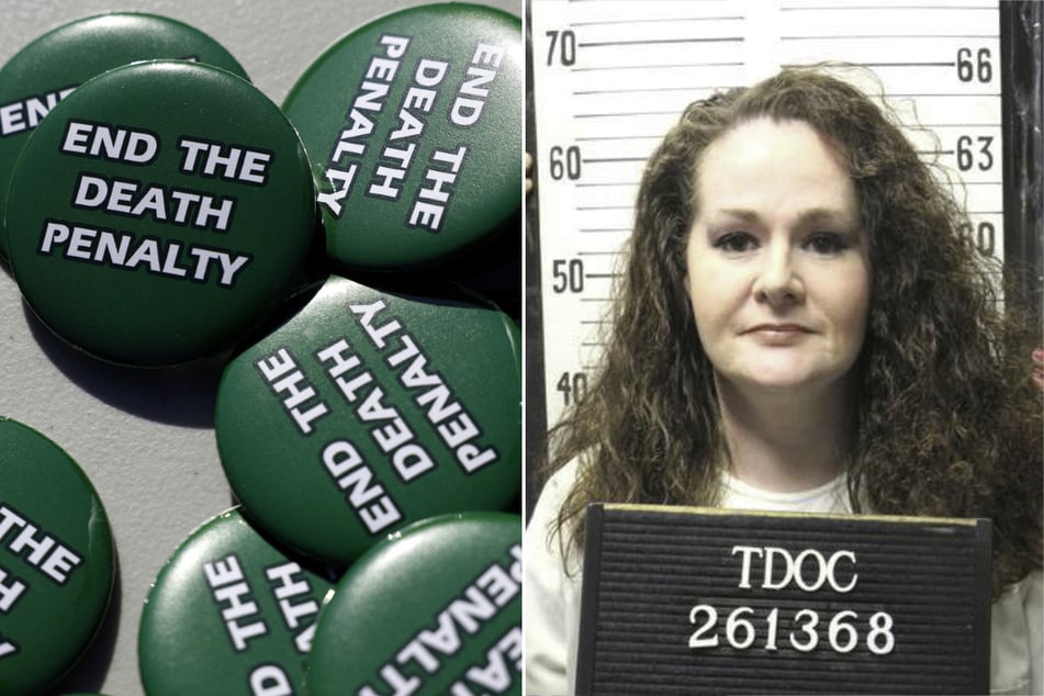 Christa Pike (r.) is cited in a photo from the Tennessee Department of Correction dated January 12, 2023. She is set to be executed after her final bid for clemency was denied.