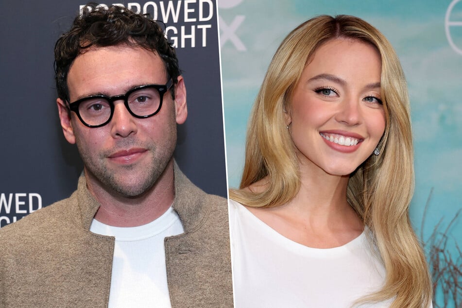 Sydney Sweeney sings on Scooter Braun's shoulders during sweet Stagecoach date