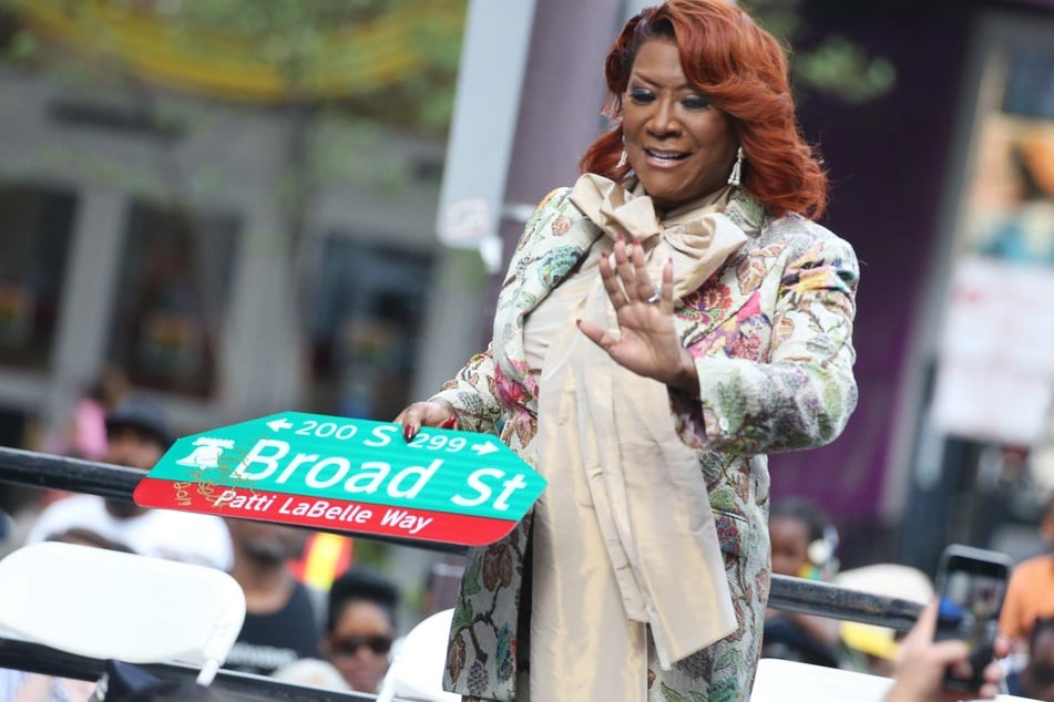 Soul legend Patti LaBelle at a ceremony celebrating the dedication of a Philadelphia street to her.