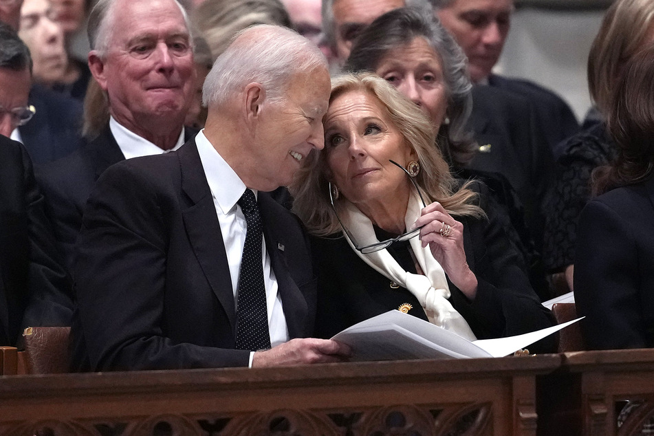 Joe (l.) and Jill Biden have been married since 1977.