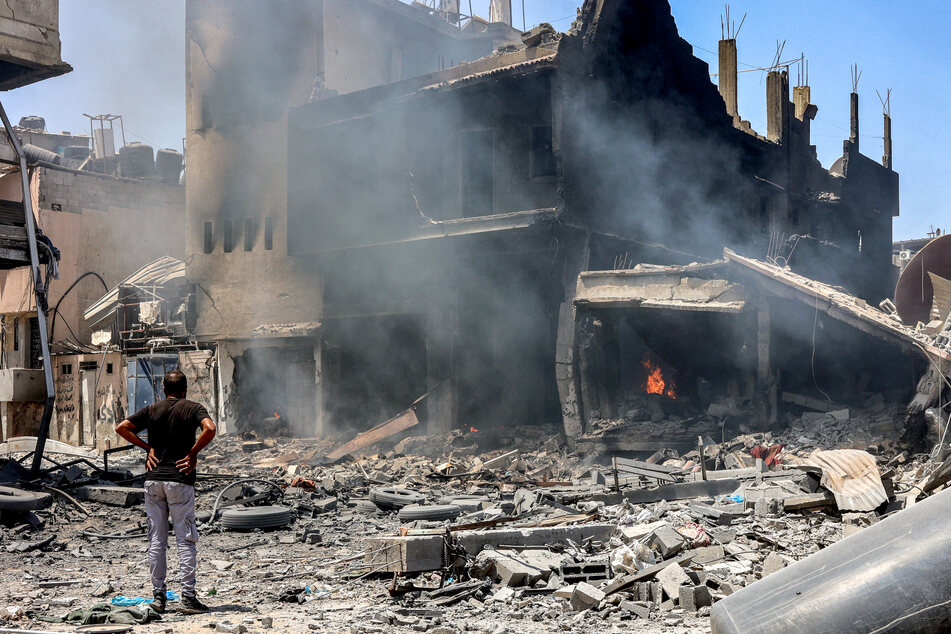 Israeli forces on Thursday continued to bombard Gaza and its southern city of Rafah, where some 1.4 million displaced people are sheltering.