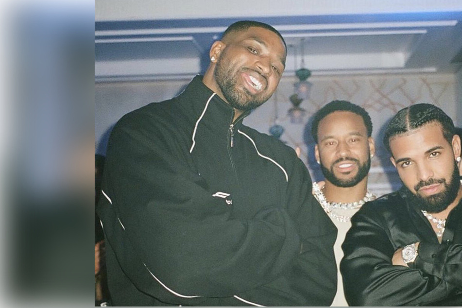 Drake hangs out with Tristan Thompson in wild party pics